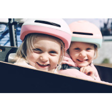 Vaikiška šalmą - HJC GLEO 5-Step Fit System Adjustable MT Grey Pink