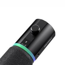 Mikrofonas - Feelworld PM1 AS dinaminis USB C kardioidinis su ausinių jungtimi