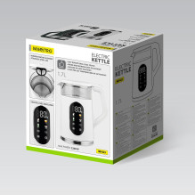 Elektrinis virdulys - Maestro MR-023 1.7L, 4 temperatūros nustatymai, stiklas / nerūdijantis plienas žalias