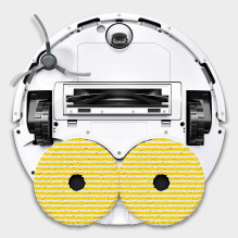 Mopų kilimėliai - KARCHER RVM 4 mikropluošto rinkinys 4 vnt. 130mm geltona, balta