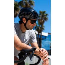 Dviračių šalmas - HJC CROSSER reguliuojamas pritaikymas 18 ventiliacijos angų juodas