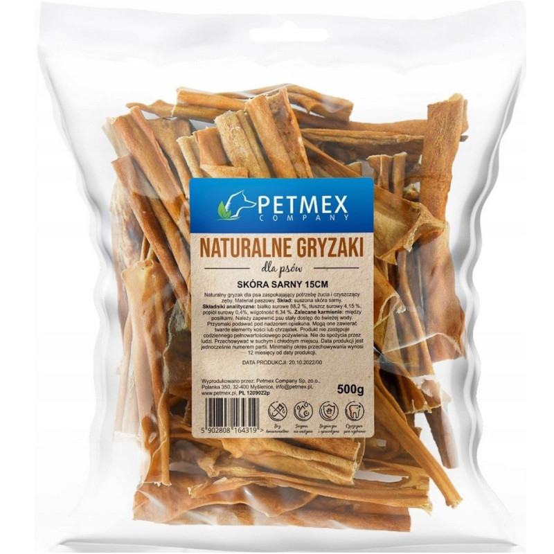 PETMEX stirnos oda 15 cm - šunims - skanėstas - 500 g