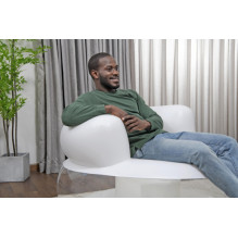 „Bestway“ pripučiama kėdė, balta, 112 x 112 x 70 cm, „Bestway 75138“