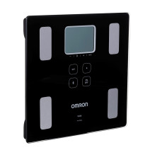 Electronic Scales - Omron Viva Square Black Personal Scale