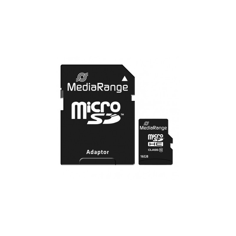 MediaRange Micro SDHC 16 GB Class 10 MR958