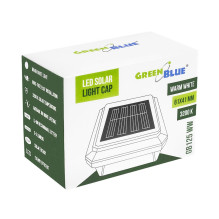 GreenBlue Solar LED Pole Light, 60x40mm, Envelope-shaped Canopy, 3200K, GB125 WW GreenBlue Solar LED Pole Light, 60x40mm, Envelope-shaped Canopy, 3200K, GB125 WW