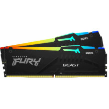 Operatīvā atmiņa Kingston FURY Beast 16GB RGB Black