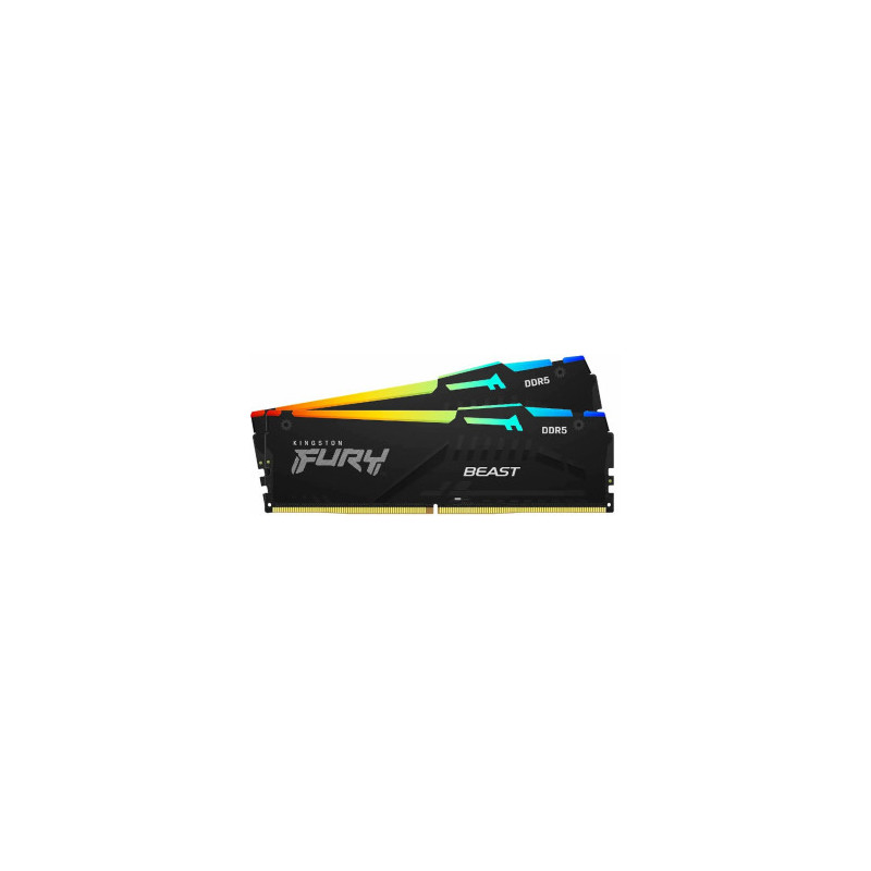 Operatīvā atmiņa Kingston FURY Beast 16GB RGB Black