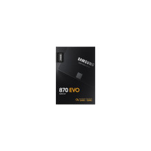 SSD, SAMSUNG, 870 EVO, 250GB, SATA, MLC, Rašymo greitis 530 MB/s, Skaitymo greitis 560 MB/s, 2,5', TBW 150 TB, MTBF 1500