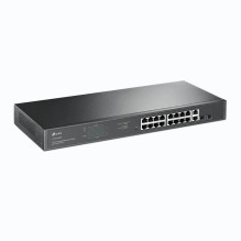 Jungiklis, TP-LINK, TL-SG1218MP, darbalaukis / stovas, stovas, 16x10Base-T / 100Base-TX / 1000Base-T, PoE+ prievadai 16,