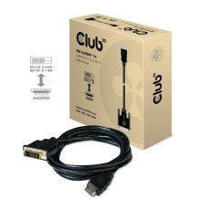 KABELIS DVI-D Į HDMI 2M / M / M CAC-1210 CLUB3D