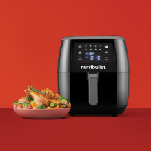 NutriBullet XXL Digital Air Fryer Single 7 L Stand-alone 1800 W Hot air fryer Black NutriBullet XXL Digital Air Fryer Single 7 L Stand-alone 1800 W Hot air fryer Black