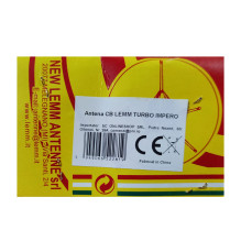 CB LEMM TURBO IMPERO antenna, white, length 200 cm, 7dB gain, 26.5-28Mhz, 2500W, RG58 4m cable, made in Italy