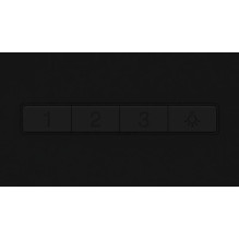 Bosch Serie 4 DWB95CC60 cooker hood Wall-mounted Black 594 m³ / h