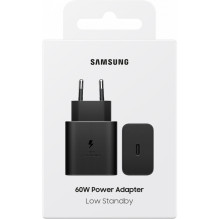 Samsung EP-T6010NBEGWW 60W 3A USB-C sieninis įkroviklis - juodas