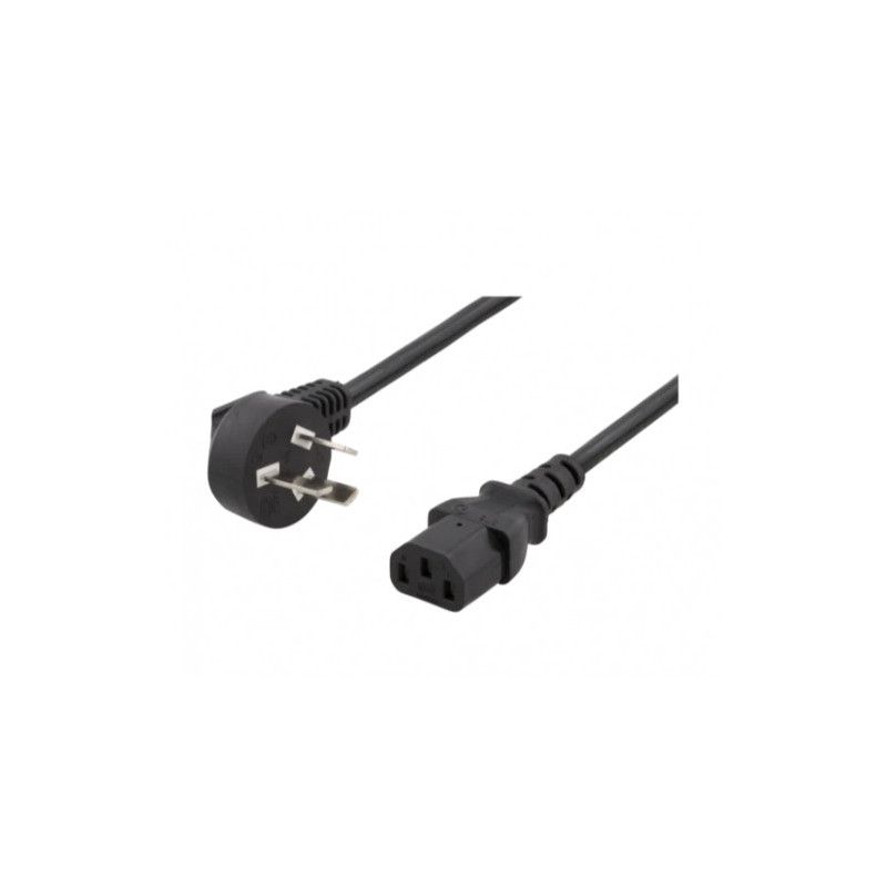 Deltaco Power cable IEC C13 - PSB-10A 2m black