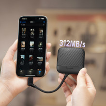 Atminties kortelių skaitytuvas - PGYTECH CreateMate USB 3.1 Mini dėklas 2 SD, 4 Micro SD juodas