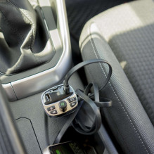 Transmiter FM - QC 3.0, PD 25W, Slot TF EPBTT03