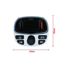 Transmiter FM - QC 3.0, PD 25W, Slot TF EPBTT03