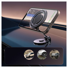 iLike C62 metalinio skydelio fiksatorius, universalus magnetinis „Magsafe“ žiedo dydžio reguliuojamas išmaniojo telefono iLike C62 metalinio skydelio fiksatorius, universalus magnetinis „Magsafe“ žiedo dydžio reguliuojamas išmaniojo telefono