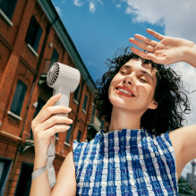 Jisulife Handheld Fan 10 4000mAh Portable USB Fan - Gray