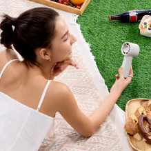 Jisulife Handheld Fan 10 4000mAh Portable USB Fan - Gray