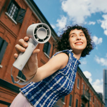 Jisulife Handheld Fan 10 4000mAh Portable USB Fan - Gray