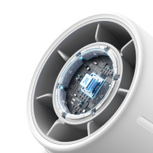 „Jisulife“ nešiojamas USB ventiliatorius 10S 5000mAh – pilkas