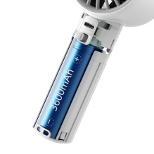 „Jisulife“ nešiojamas USB ventiliatorius 10S 5000mAh – pilkas