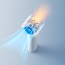 „Jisulife“ nešiojamas USB ventiliatorius 10S 5000mAh – pilkas