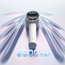 „Jisulife“ nešiojamas USB ventiliatorius 10S 5000mAh – pilkas