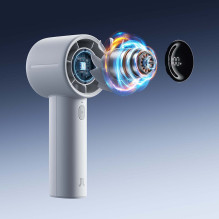 „Jisulife“ nešiojamas USB ventiliatorius 10S 5000mAh – pilkas