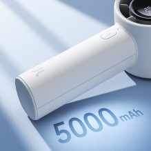 „Jisulife“ nešiojamas USB ventiliatorius 10S 5000mAh – pilkas