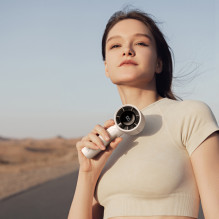 „Jisulife“ nešiojamas USB ventiliatorius 10S 5000mAh – pilkas