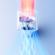 „Jisulife“ nešiojamas USB ventiliatorius 10S 5000mAh – mėlynas