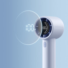 „Jisulife“ nešiojamas USB ventiliatorius 10S 5000mAh – mėlynas