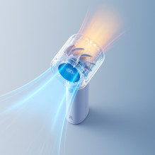 „Jisulife“ nešiojamas USB ventiliatorius 10S 5000mAh – mėlynas