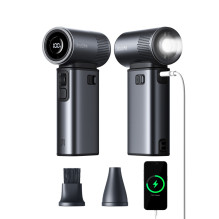 Jisulife Handheld Fan Ultra2 9000mAh 5-in-1 Mini Portable USB Fan - Dark Gray