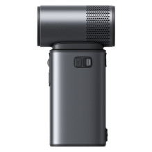 „Jisulife“ nešiojamas ventiliatorius „Ultra2 9000mAh 5 viename“ mini nešiojamas USB ventiliatorius – tamsiai pilkas