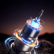 „Jisulife“ nešiojamas ventiliatorius „Ultra2 9000mAh 5 viename“ mini nešiojamas USB ventiliatorius – tamsiai pilkas