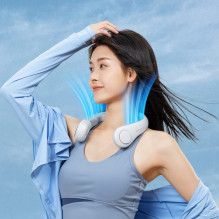 „Jisulife Neck Fan 3“ 4000 mAh nešiojamas kaklo ventiliatorius – pilkas