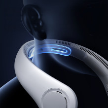 Jisulife Neck Fan 4 5000mAh Portable USB Neck Fan - Gray