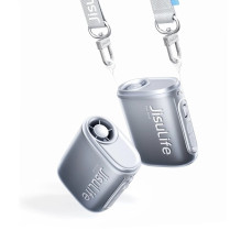 „Jisulife Neck Fan 5“ 4500 mAh mini ventiliatorius su dirželiu – juodas