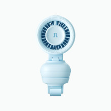 Jisulife Stroller Fan 4 5000mAh Mini Fan for Stroller with Metal Clip - Blue