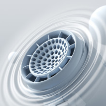 Jisulife Stroller Fan 4 5000mAh Mini Fan for Stroller with Metal Clip - Blue