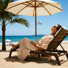 „Jisulife“ vežimėlio ventiliatorius 4, 5000 mAh, mini ventiliatorius vežimėliui su metaliniu spaustuku – mėlynas