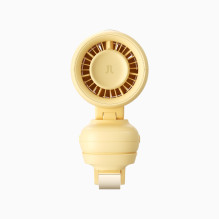 Jisulife Stroller Fan 4 5000mAh Mini Fan for Stroller with Metal Clip - Yellow