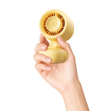 Jisulife Stroller Fan 4 5000mAh Mini Fan for Stroller with Metal Clip - Yellow