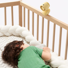 „Jisulife“ vežimėlio ventiliatorius 4, 5000 mAh, mini ventiliatorius vežimėliui su metaliniu spaustuku – geltonas