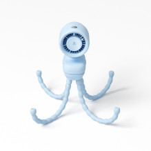 Jisulife Stroller Fan 4 5000mAh Mini Fan for Stroller with Flexible Tripod - Blue